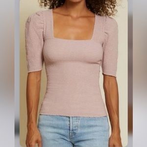 NATION LTD smocked top